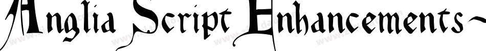 Anglia Script Enhancements字体转换